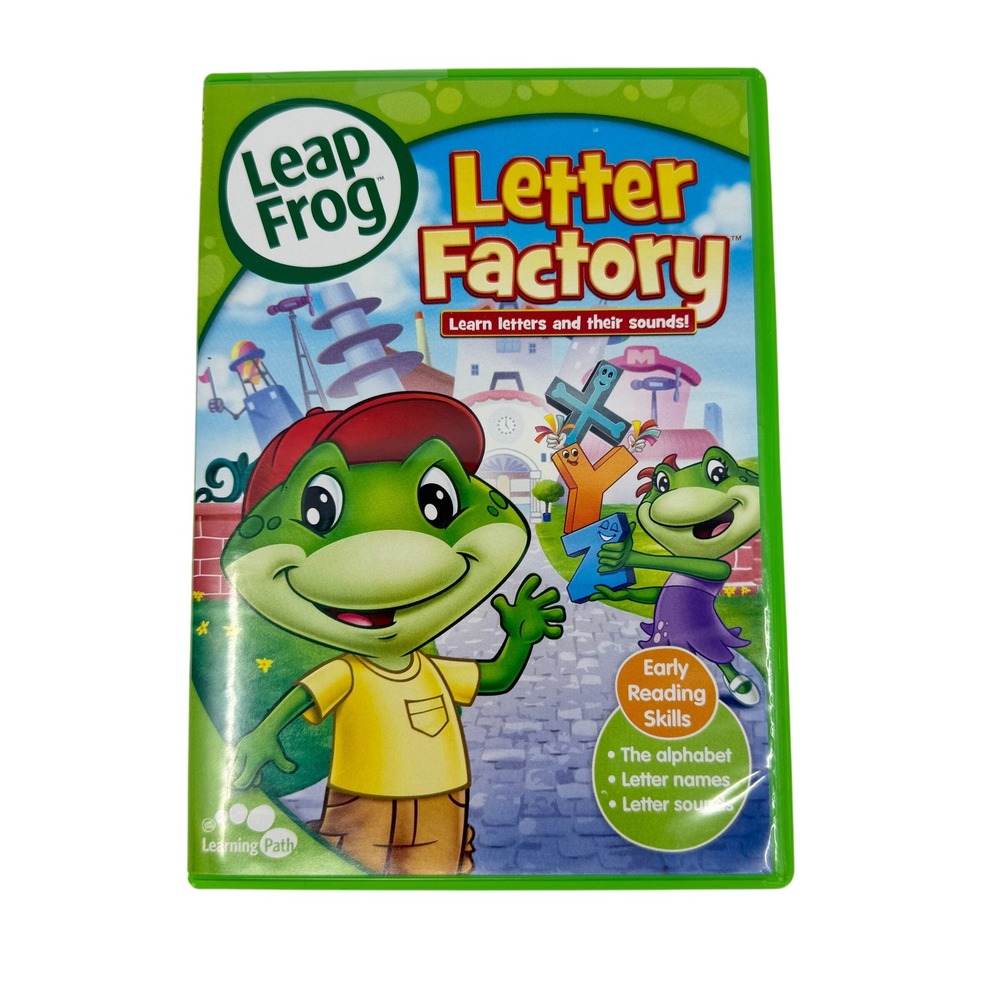 LeapFrog‎ Letter Factory DVD 2003 Early Reading Skills Phonics Alphabet Learning
